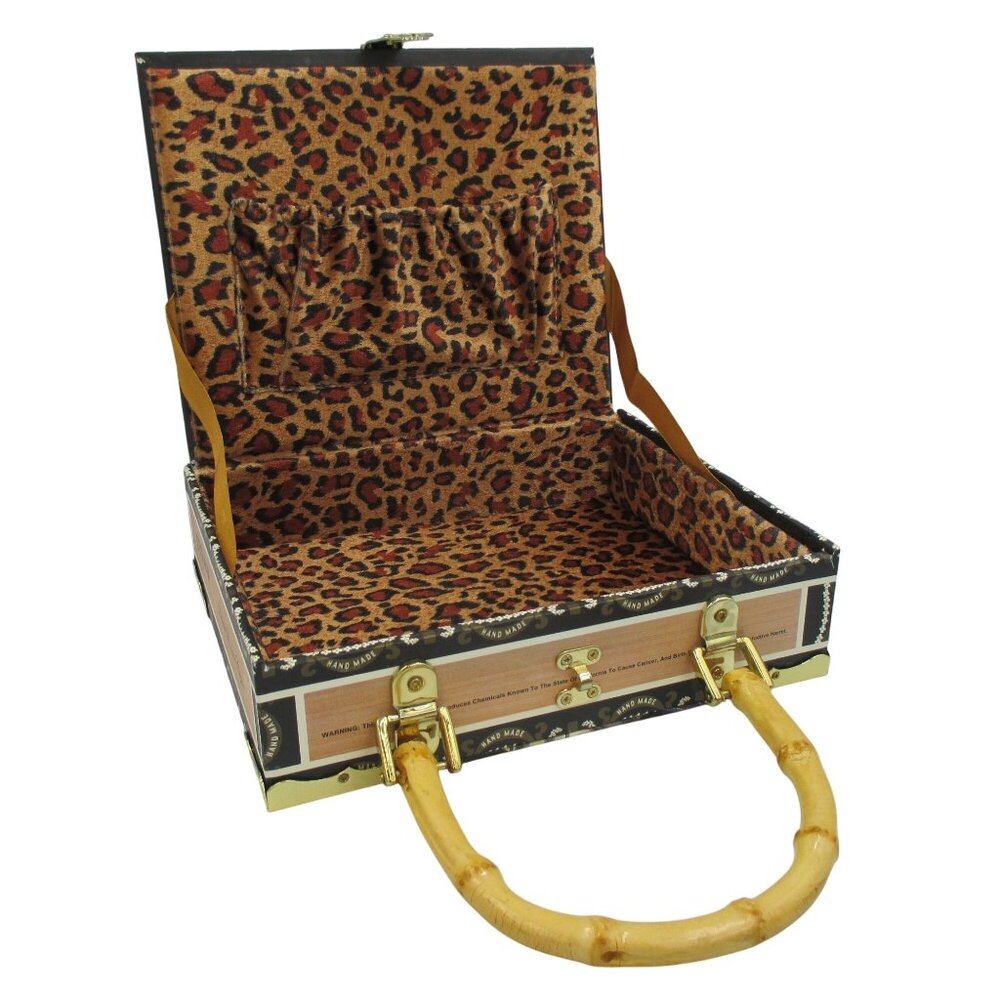 Vintage Cigar Box custom Handmade handbag purse Romeo Roma Whimsical NEW $185 - Picture 4 of 6